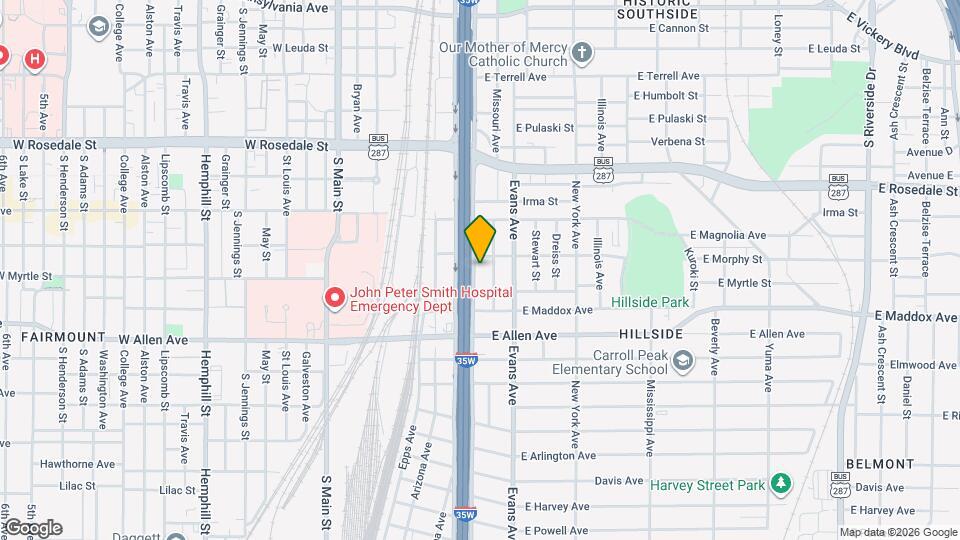 1413 South Fwy Map and Location Details