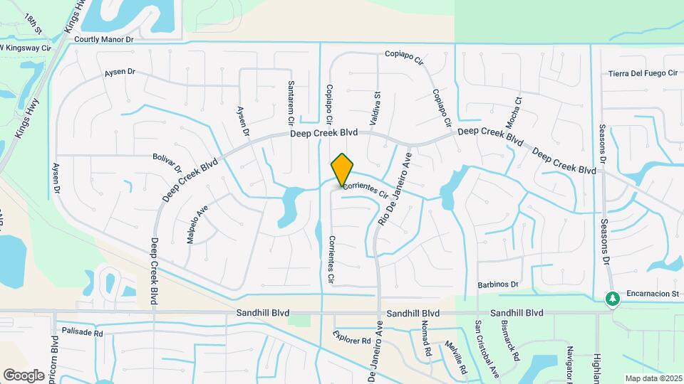390 Corrientes Cir Map and Location Details