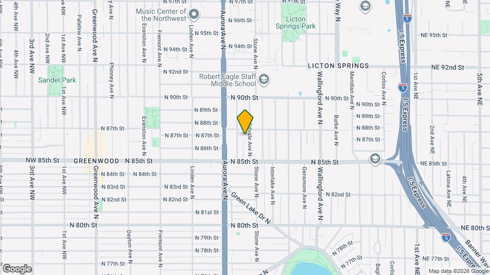 8547 Midvale Ave N Map and Location Details