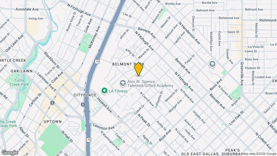 4527 Capitol Ave Map and Location Details