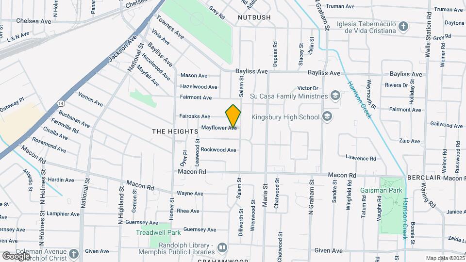 3783 Mayflower Ave Mapa y Detalles de la Ubicación