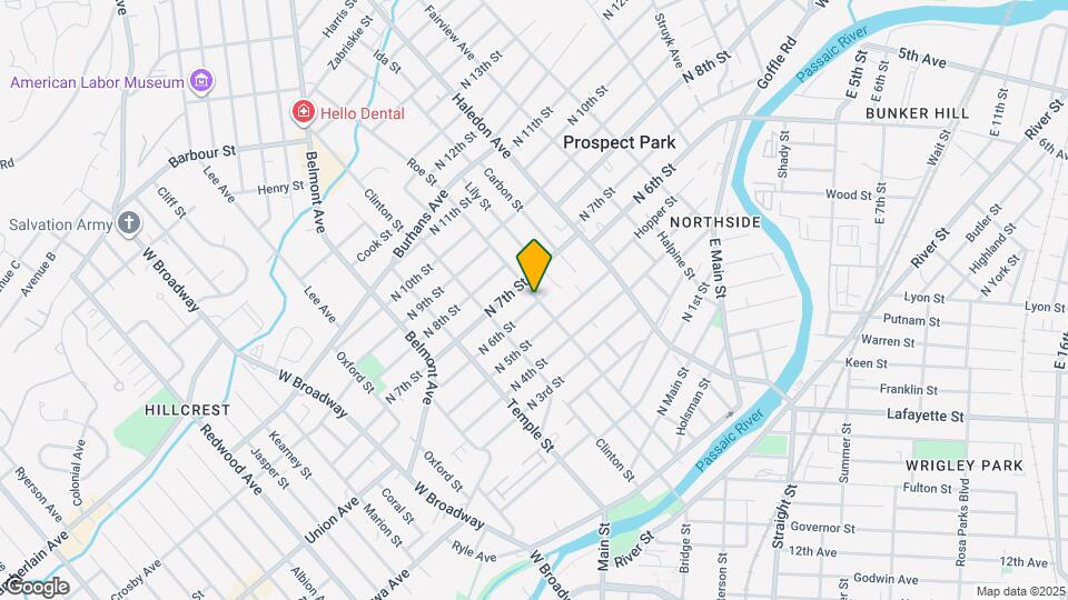 117 N 6th St Map and Location Details