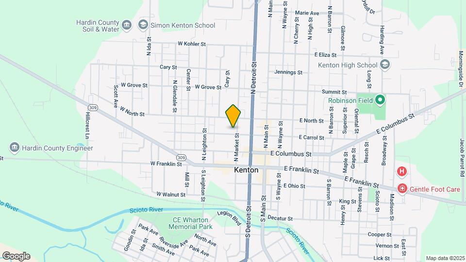 302 W Carrol St Map and Location Details