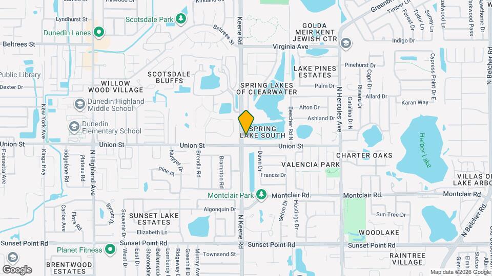 2111 N Keene Rd Map and Location Details