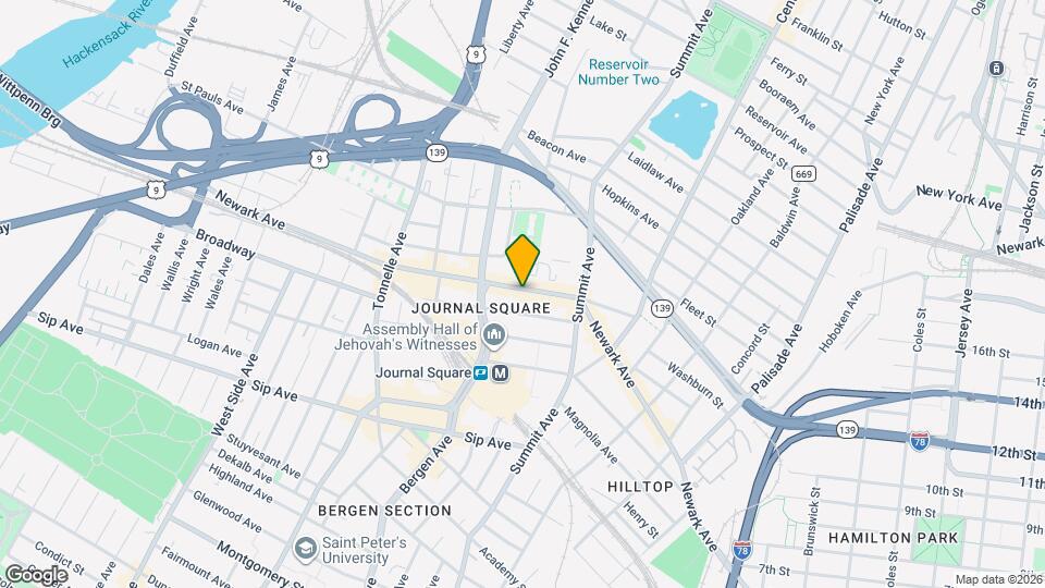 717 Newark Ave Mapa y Detalles de la Ubicación