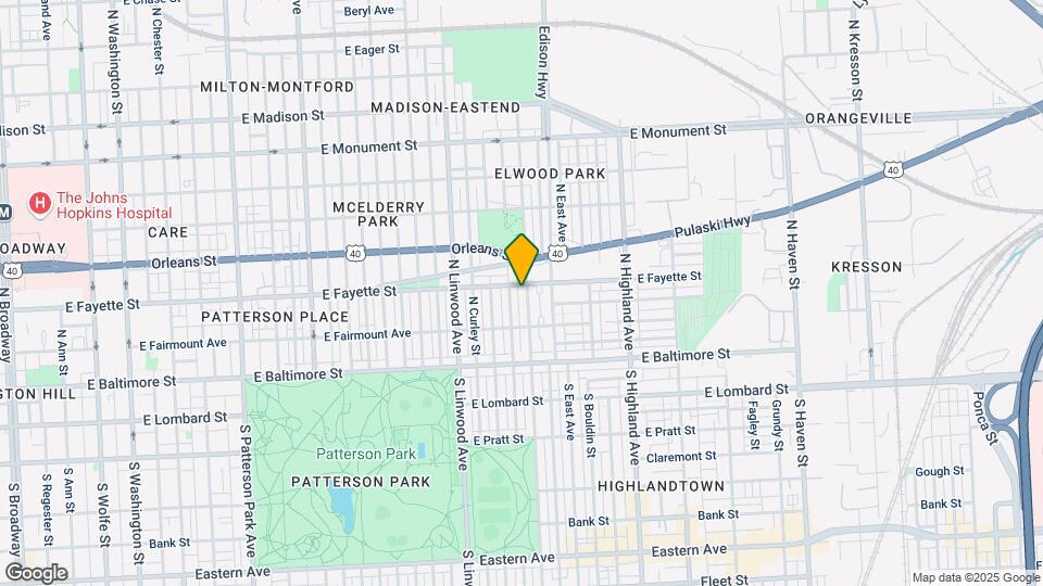 158 N Ellwood Ave Mapa y Detalles de la Ubicación