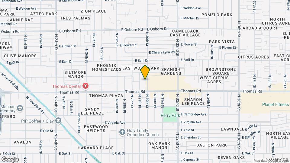 2930 N 30th St Map and Location Details