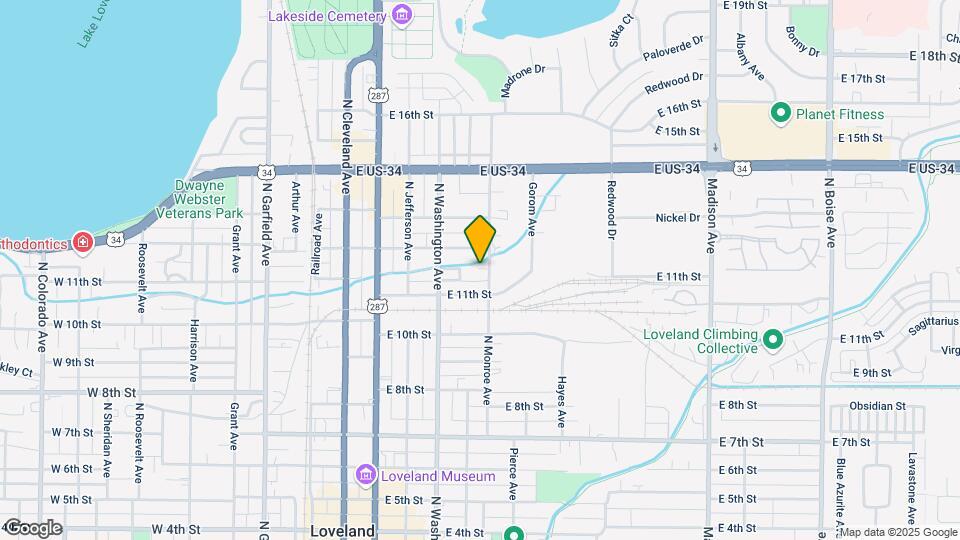 1123 Monroe Ave Map and Location Details