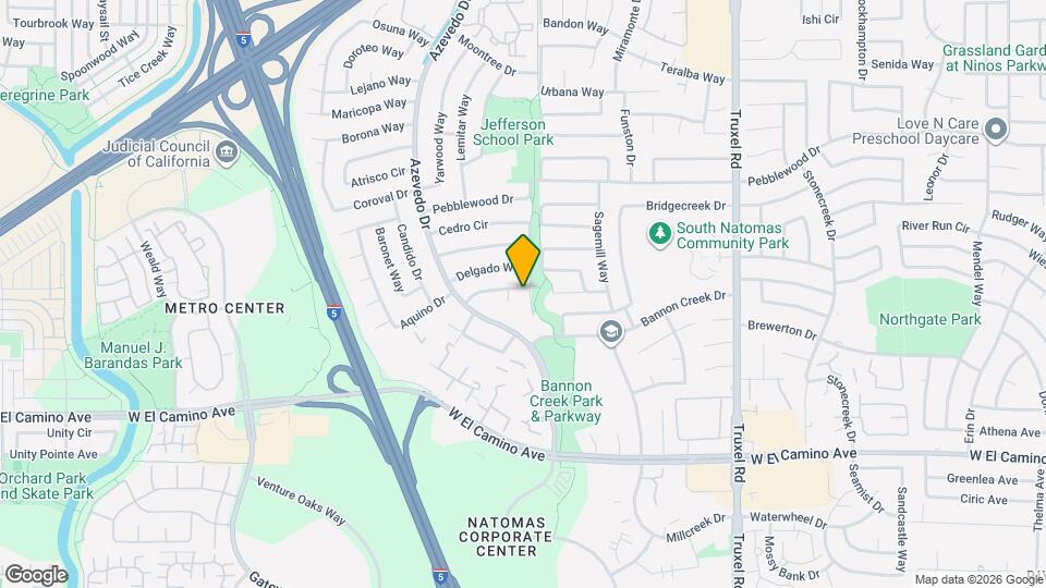 1972 Las Coches Way Map and Location Details