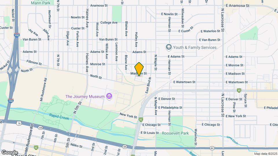 626 N 1st St Map and Location Details