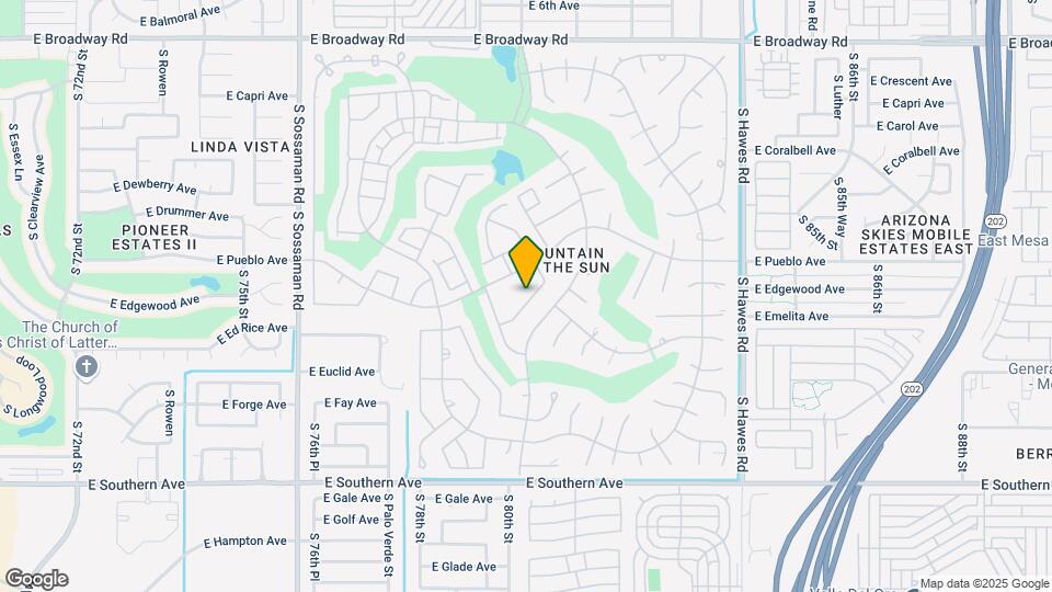 836 S 79th Way Map and Location Details
