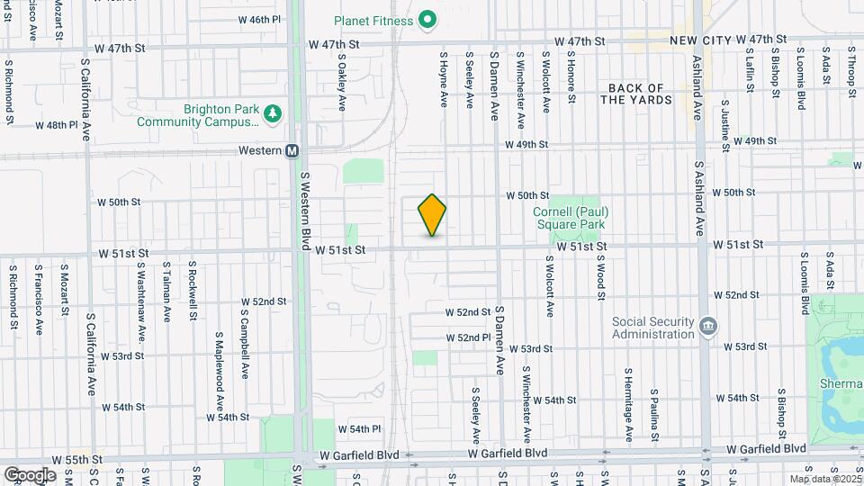 2118 W 51st St, Unit 1st floor Map and Location Details