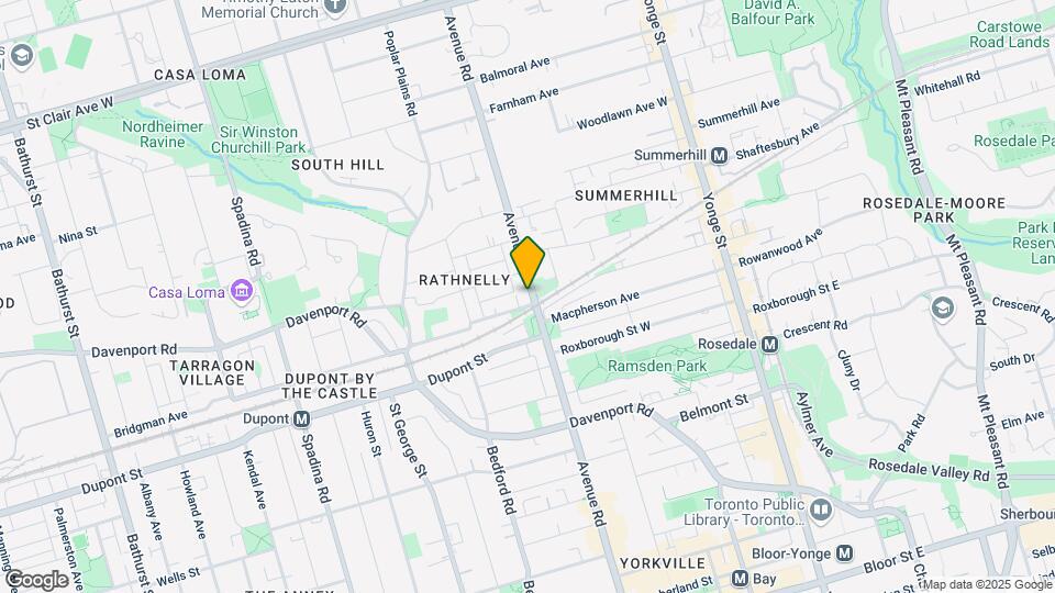 266-266 Avenue Rd Map and Location Details
