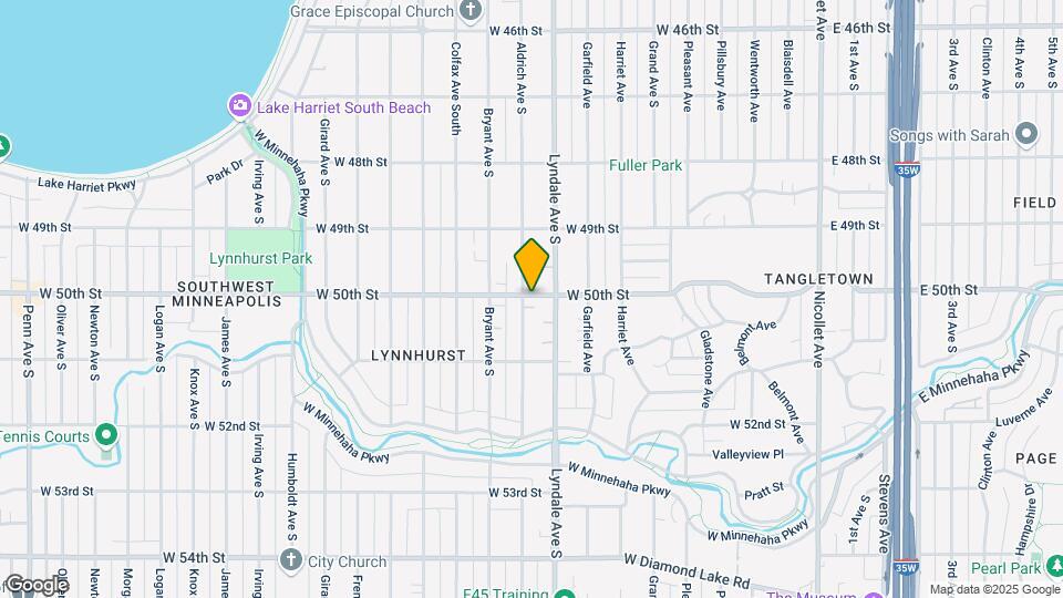 5001 Aldrich Ave S Map and Location Details