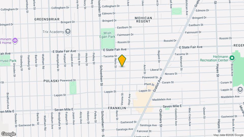 13851 Liberal St Mapa y Detalles de la Ubicación