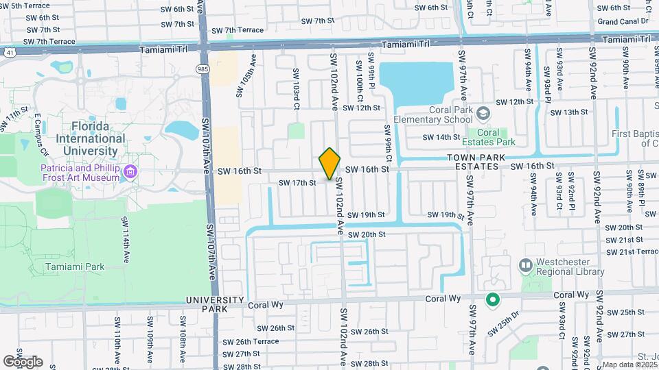 1715 SW 102nd Ct Map and Location Details