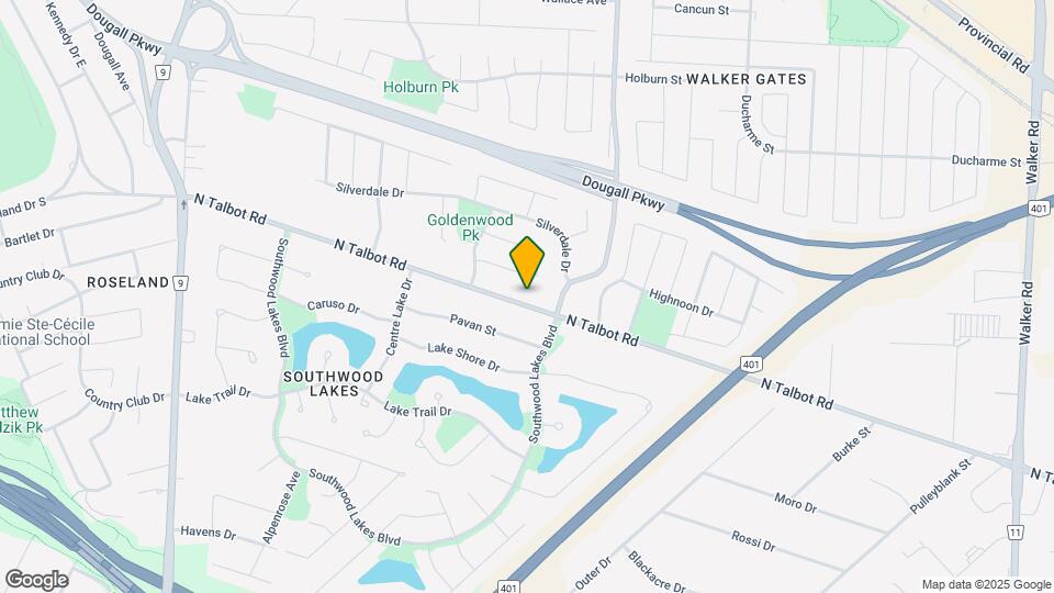 1008 N Talbot Rd Map and Location Details