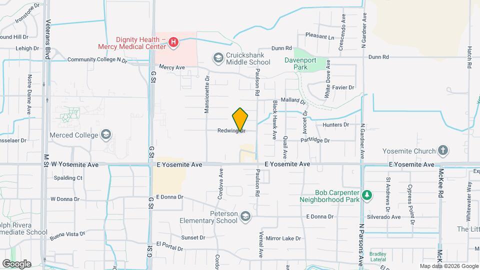 736 Redwing Dr Map and Location Details