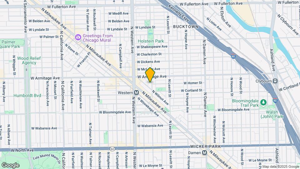 1920 N Oakley Ave, Unit 1 Mapa y Detalles de la Ubicación