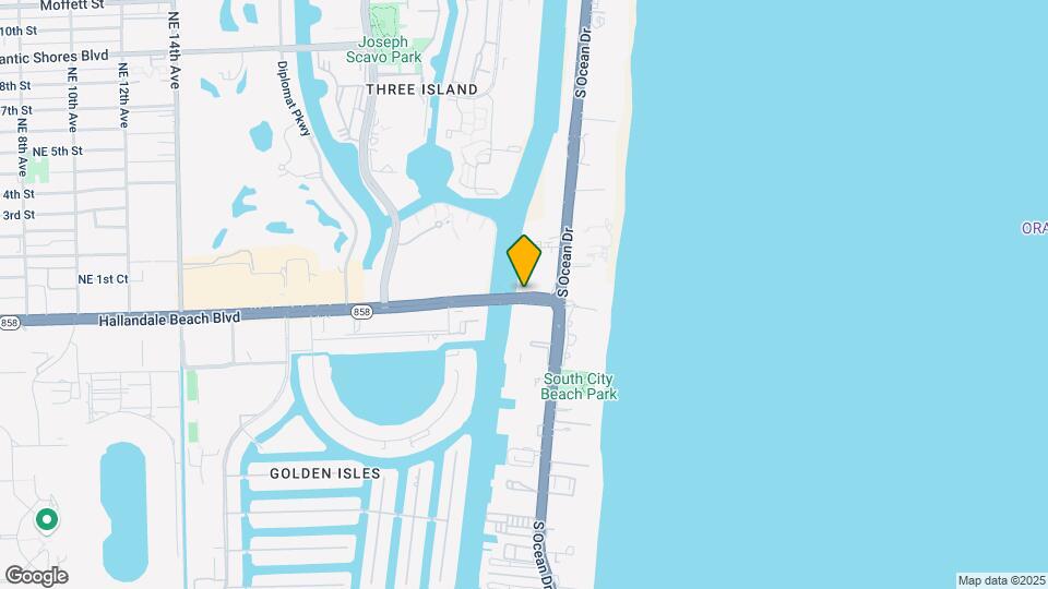 2721 Hallandale Beach Blvd Map and Location Details