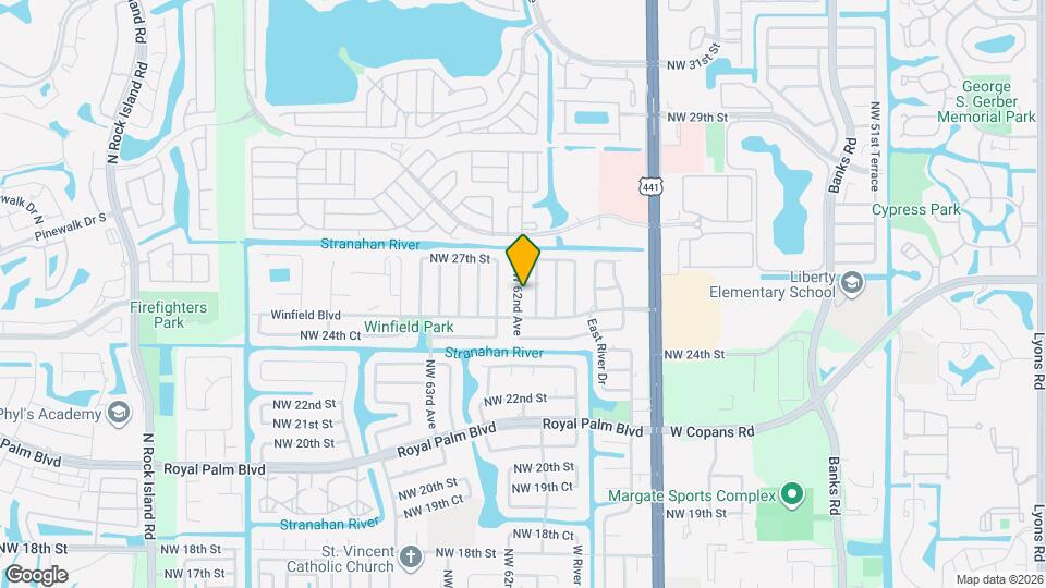 2580 NW 62nd Ave Map and Location Details