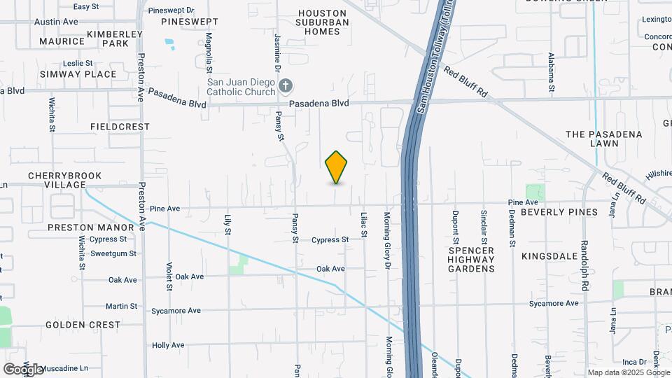 5307 Pine Ave Map and Location Details
