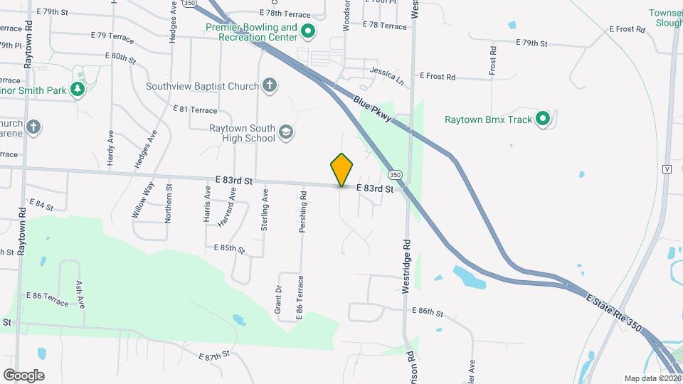 8307 Woodson Dr Map and Location Details