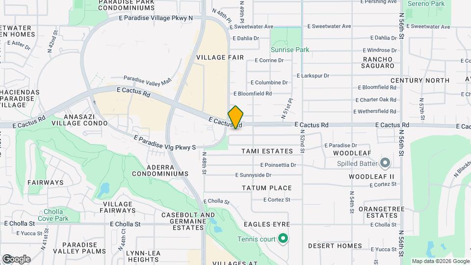 4910 E Shaw Butte Dr, Unit SI ID1558612P Mapa y Detalles de la Ubicación