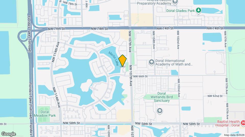 6674 NW 107th Pl Map and Location Details