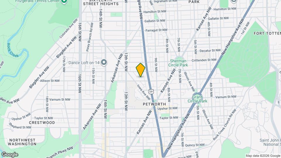 1123 Allison St NW Map and Location Details