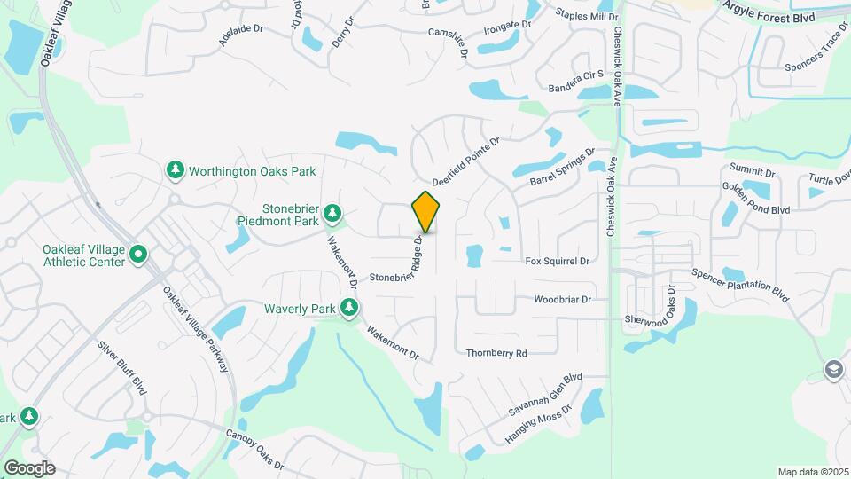3111 Stonebrier Ridge Dr Mapa y Detalles de la Ubicación