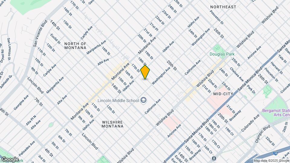 932 17th St Map and Location Details