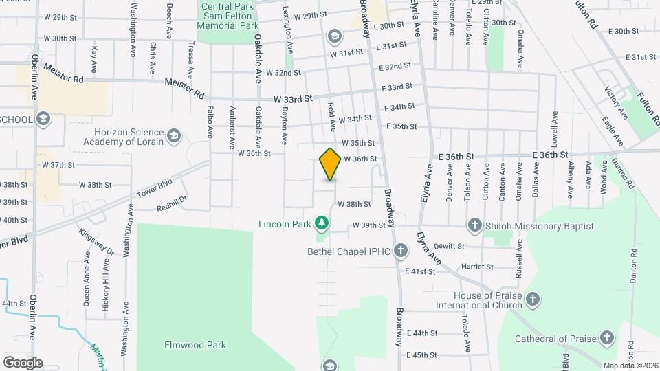 3650 Reid Ave Map and Location Details