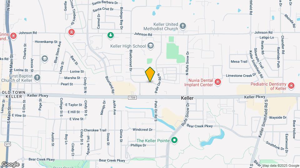 800 Bluebonnet Dr Map and Location Details