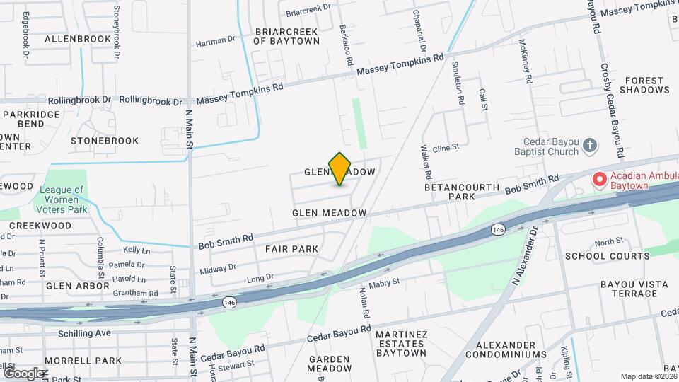 712 Meadowglen Dr Map and Location Details