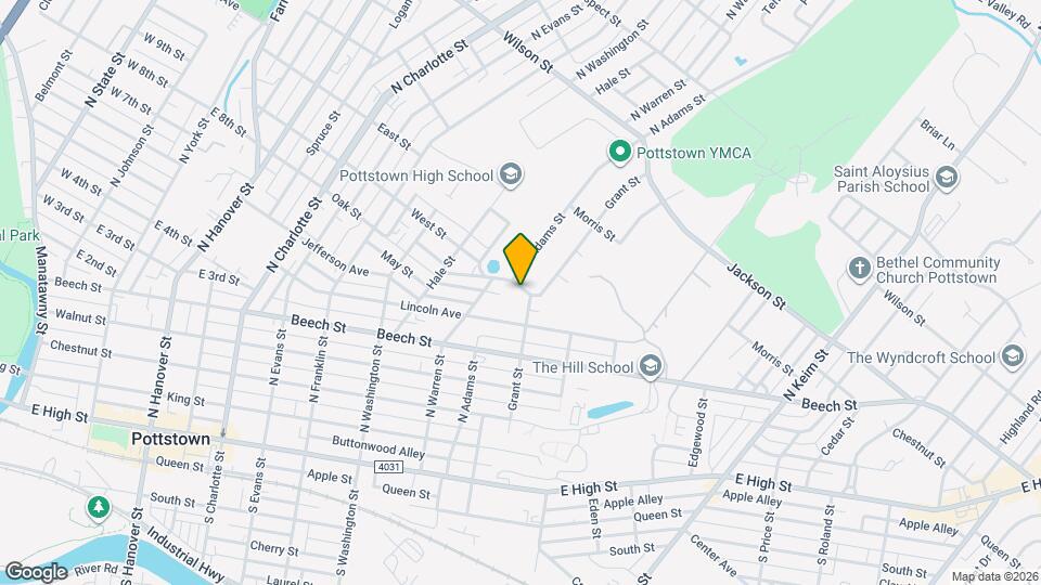 666 Jefferson Ave Map and Location Details