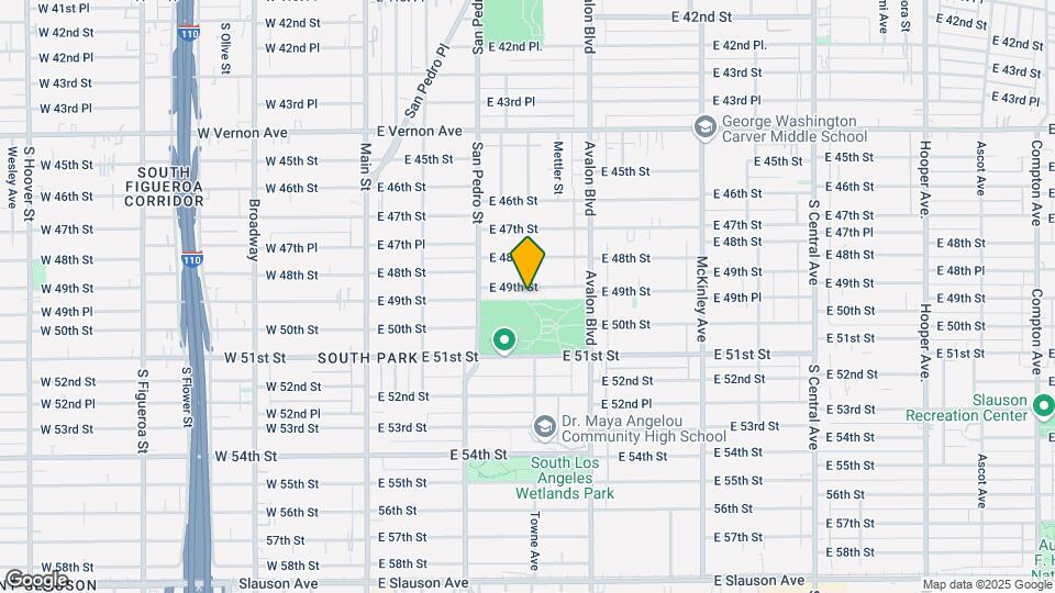 449 E 49th St Map and Location Details