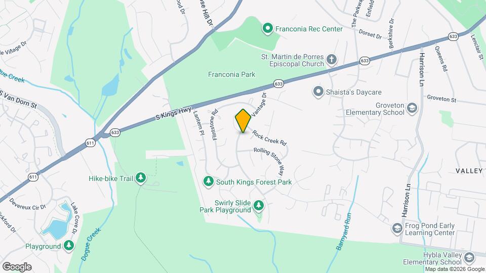 6901 Vantage Dr Map and Location Details