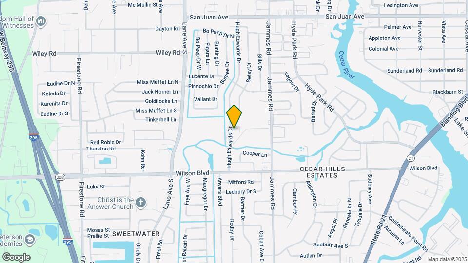 2521 Hugh Edwards Dr Map and Location Details