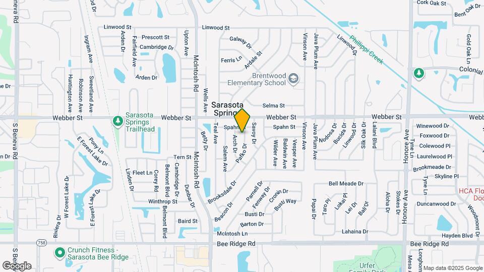 2950 Pafko Dr Map and Location Details