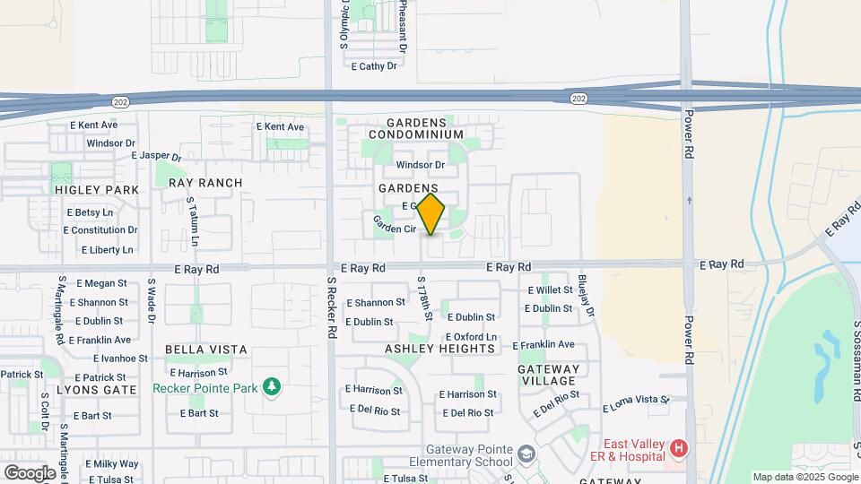 1543 S Longspur Ln Map and Location Details