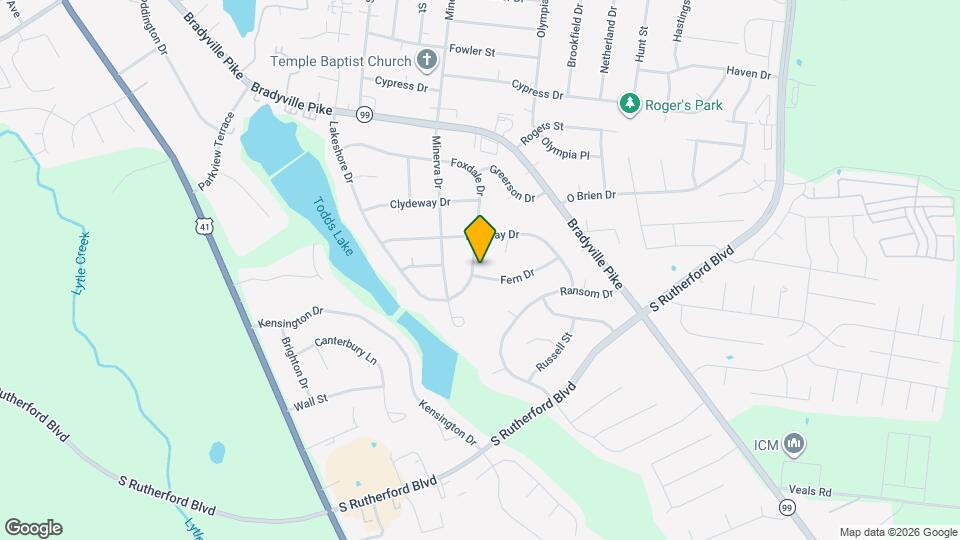 2019 Foxdale Dr Mapa y Detalles de la Ubicación