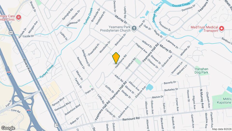 1208 Hawthorne Rd Map and Location Details