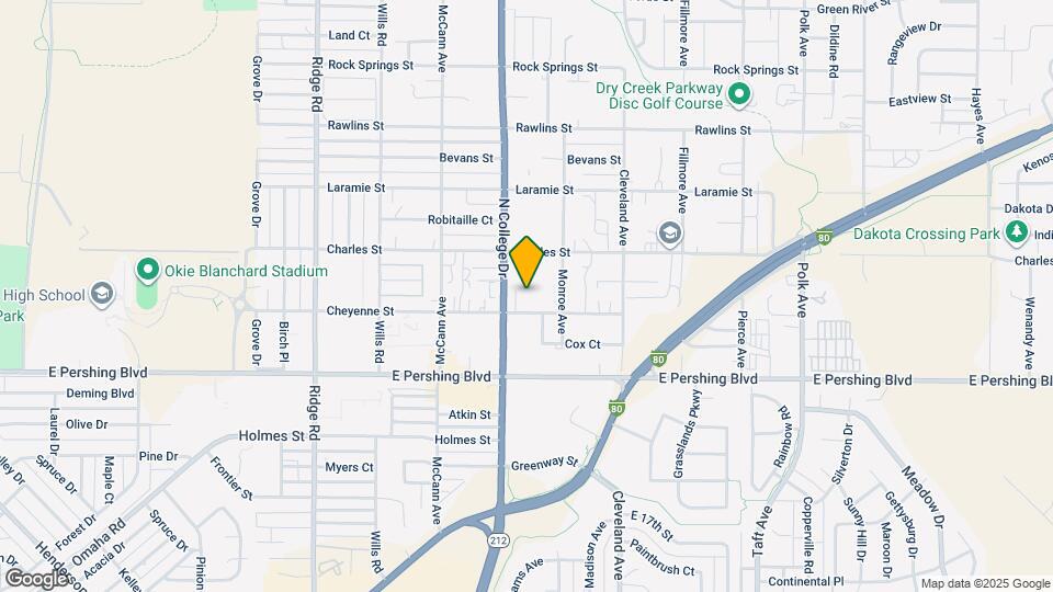 4012 Cheyenne St, Unit D Map and Location Details