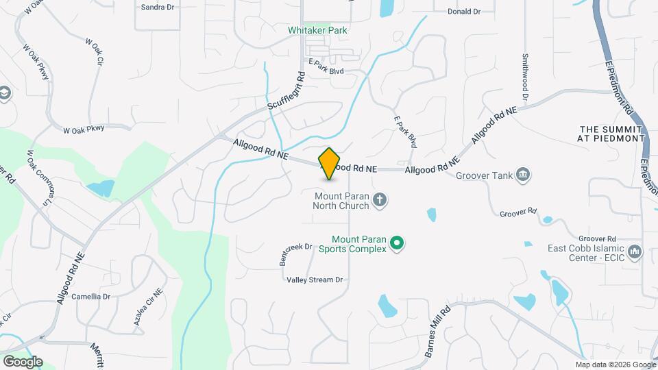 1533 Hillhaven Dr Map and Location Details