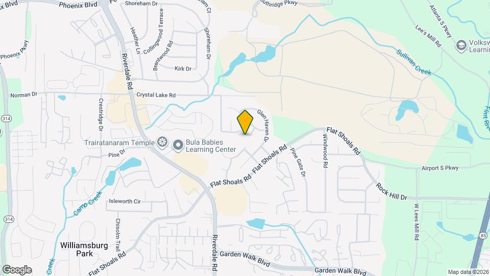 1120 Brookstone Rd Map and Location Details