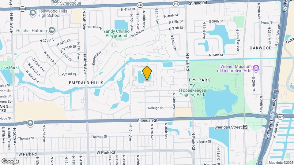 3790 Piedmont St Map and Location Details