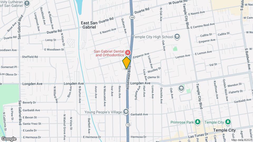 6353 Rosemead Blvd Map and Location Details