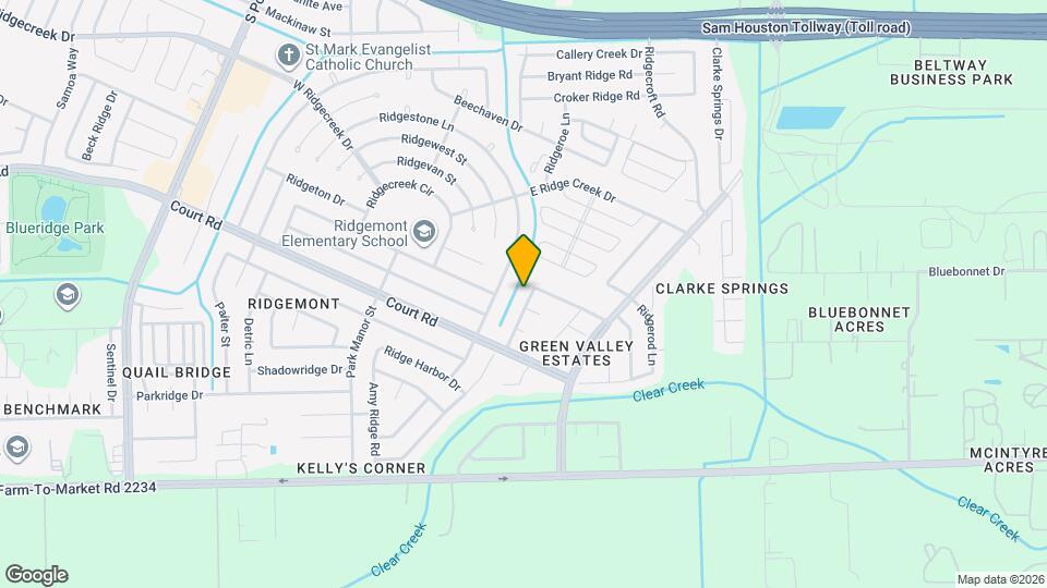 16114 Lazy Ridge Rd Map and Location Details