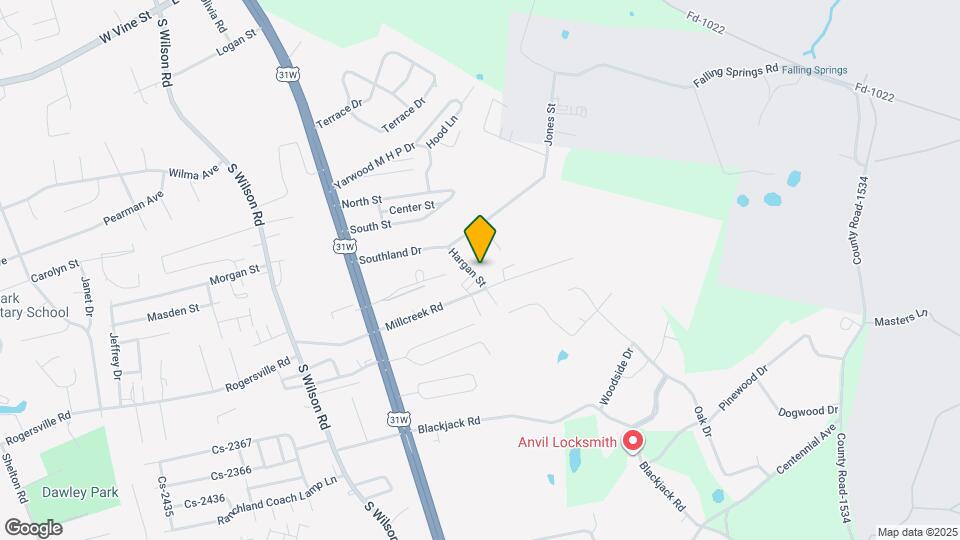 1548 Hargan St Map and Location Details